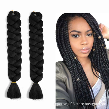 High Temperature Fiber Synthetic Jumbo Braiding Hair Extension Crochet Hair 82inch 165g Expression Braiding Hair Jumbo